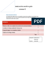 Comunicación Asertiva Guía Semana 8