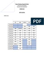 Horario 2023 ISAYANA