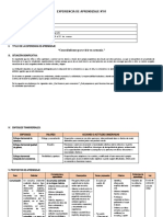 Experiencia de Aprendizaje N°01: I. Datos Informativos