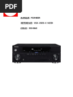 Notice Ampli Pioneer | PDF | Télécommande | HDMI