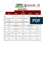 Horario 2023-A: Lunes Martes Miércoles Jueves Viernes 4104