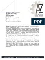 RFA auditoría financiera Alcubo 2020