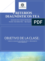 Criterios Diagnósticos Tea