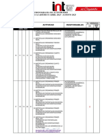 Cronograma de Actividades Período Académico Abril 2023 - Agosto 2023