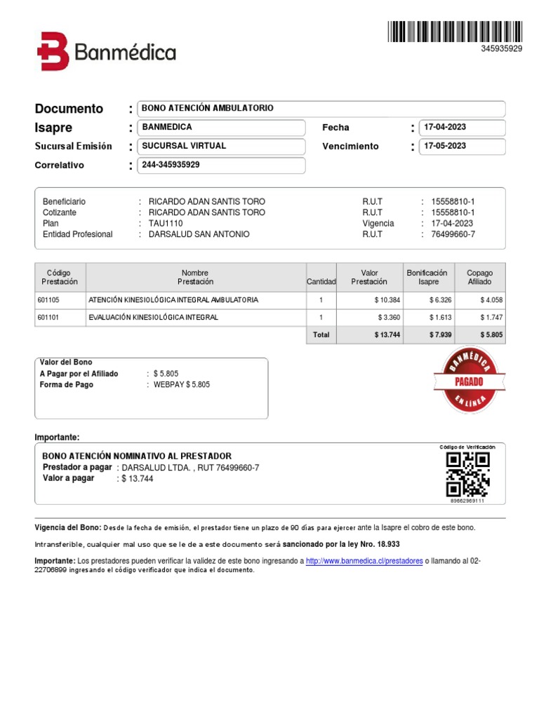 Que Es El Bono Ips En Chile