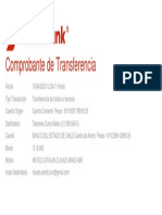 Comprobante de Transferencia