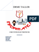 Informe Taller: Circuitos Electronicos