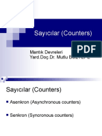 Sayıcılar (Counters) : Mantık Devreleri Yard - Doç.Dr. Mutlu BOZTEPE