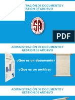 Administración de Documento Y Gestion de Archivo