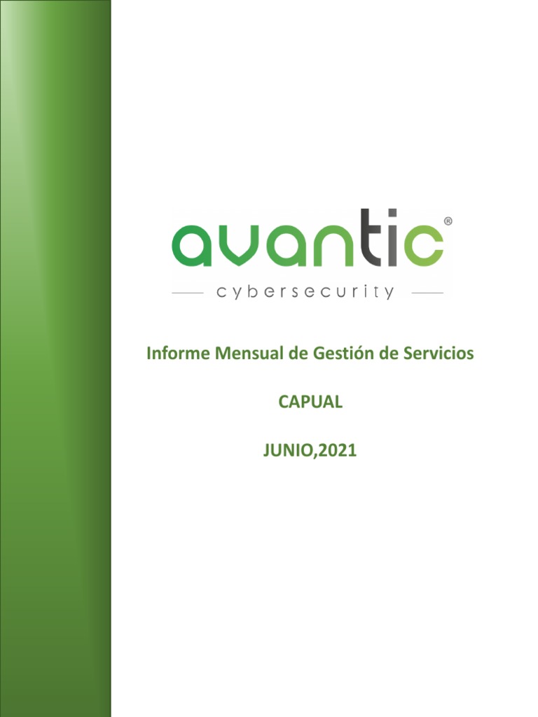 Informe de Seguridad y Gestión CAPUAL | PDF | Computación en la nube ...