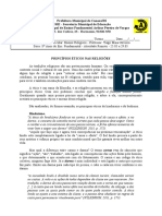 Ensino Religioso - 8ºanos 25.05 A 29.05