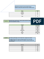 Advance Excel: AB001 1000 AB002 1000 AB003 2000 AB004 5000 AB005 1000