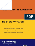 Mid-Childhood Ministry Proposal