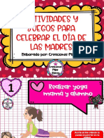 Actividades Dia de Las Madres Creaciones Miss Samy