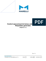 PREMTS1115 - Control Operacional de Temas Ambientales - Requisitos Generales