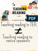 Teaching Reading: in EFL by Agustina Sención