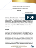 Pressupostos teóricos para uma educação musical escolar crítica