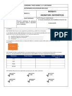 Bloque 3 Asignatura: Matemáticas: Aprendizaje Esperado Actividad O Recurso Evaluación