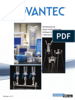 Tecnología de Micro Filtración para Sistemas de Laboratorio Y Procesos