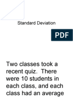 Standard Deviation