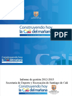 Presentación Gestión 2012-2015 SDR