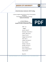 Web Based Inventory System For GES Trading: Quezon City University