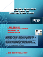 Estrategias Sanitaria Nacional de Inmunización Esni