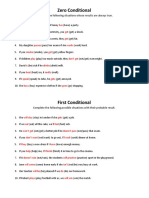 Key. - Zero, First, Second and Third Conditional PT 2