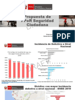 Propuesta de Ppor Seguridad Ciudadana: Dra FT