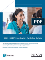 2023 NCLEX Examination Candidate Bulletin