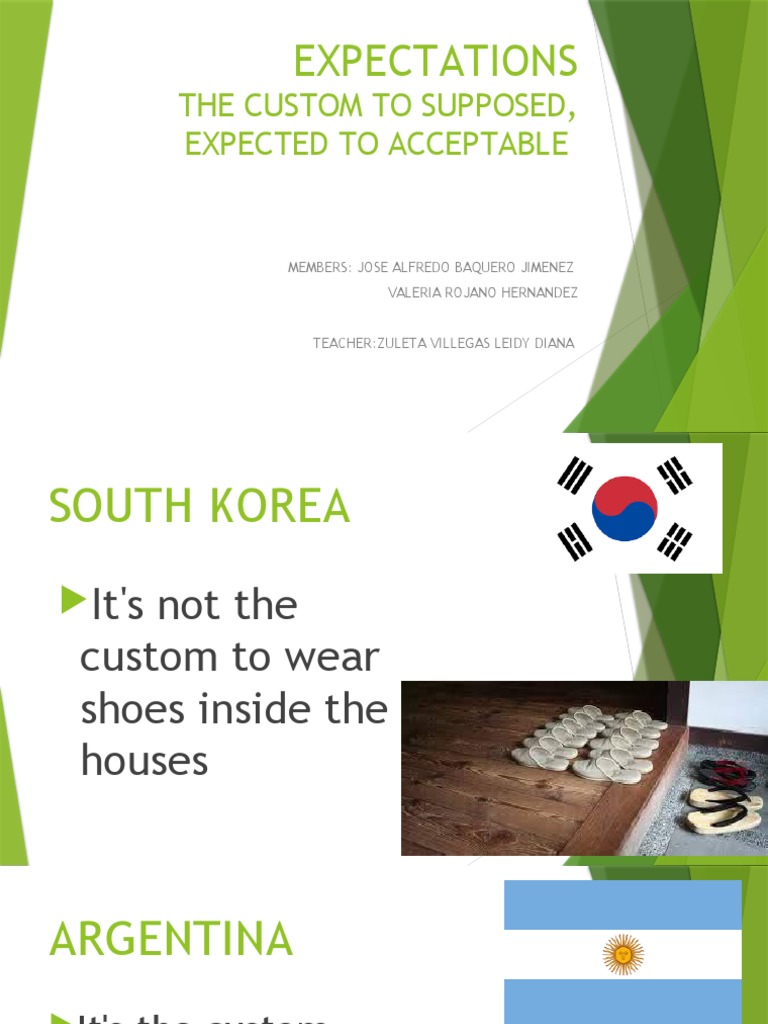 Cultural Expectations by Country | PDF