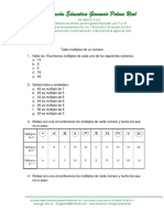 Taller Múltiplos de Un Número