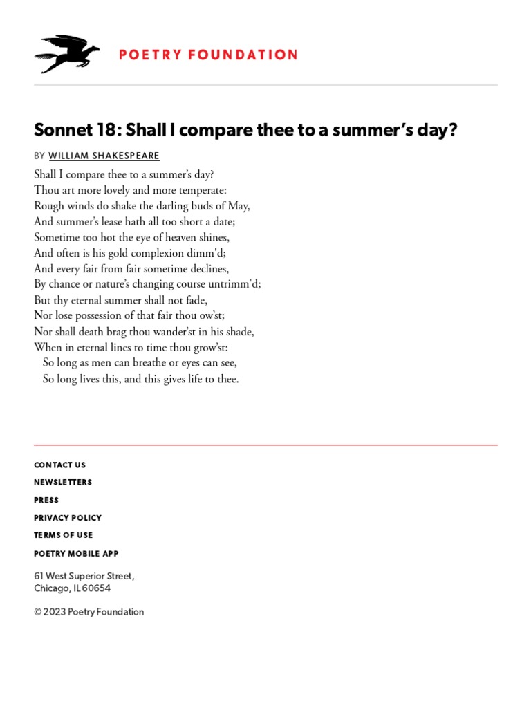 sonnet 18