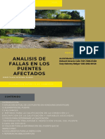 Analisis de Fallas en Los Puentes Afectados: Realizado Por