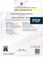 NCIII Certificate - A4