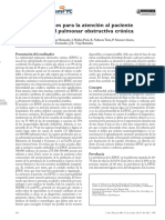 Recomendaciones para la atención al paciente con EPOC