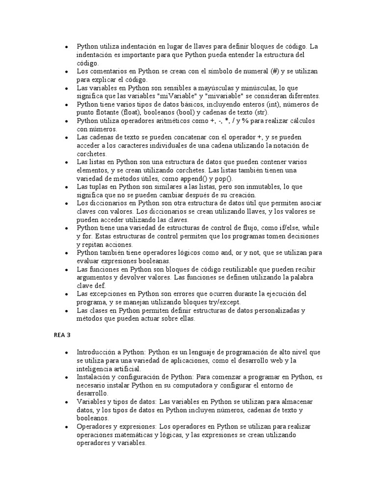 Fundamentos de Python: Guía Completa | PDF | Python (lenguaje de ...