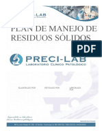 Plan Manejo Residuos - Precilab