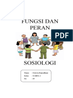 Fungsi Dan Peran Sosiologi