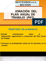 Elaboracion Del Plan Anual de Trabajo