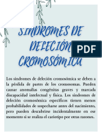 Síndromes de Deleción Cromosómica