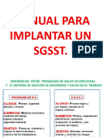 Manual para Implantar Un SGSST