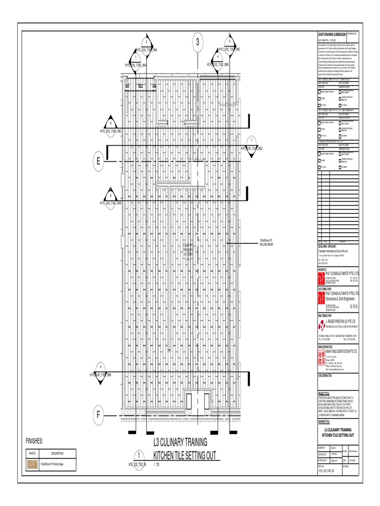 Culinary Training Kitchen Plans | PDF | Architect | Design