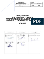 Procedimiento Mantencion Transformadores Cto 52-14