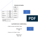 Calculacion de Liquidos