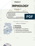 Morphology: Group 5