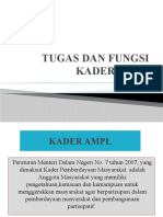 Tugas Dan Fungsi Kader Ampl