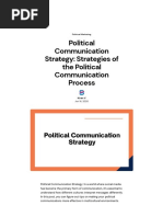 Political Communication Strategy: Strategies of The Political Communication Process