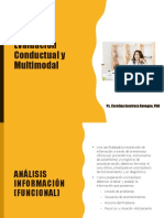 Evaluación Conductual y Multimodal