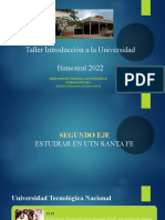 Taller Introducción A La Universidad Bimestral 2022